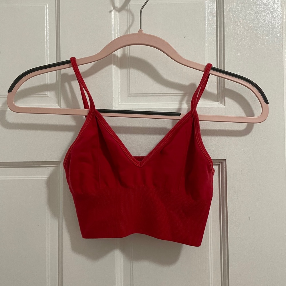 Red alo Delight Bralette